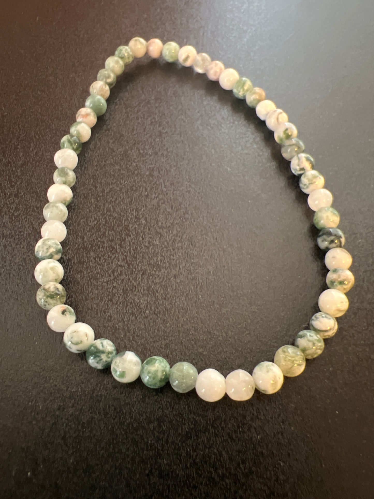 Tree Agate Natural Stone Bracelet by Kewl Beads