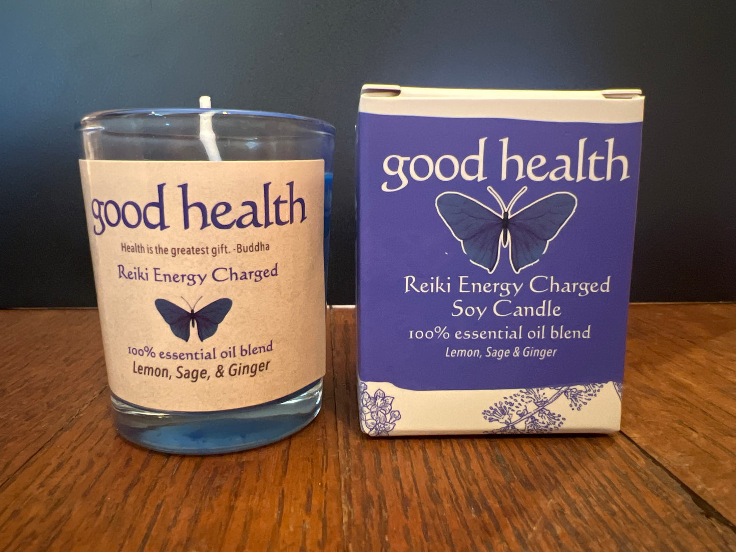 Good Health Reiki Energy Charged Soy Candle