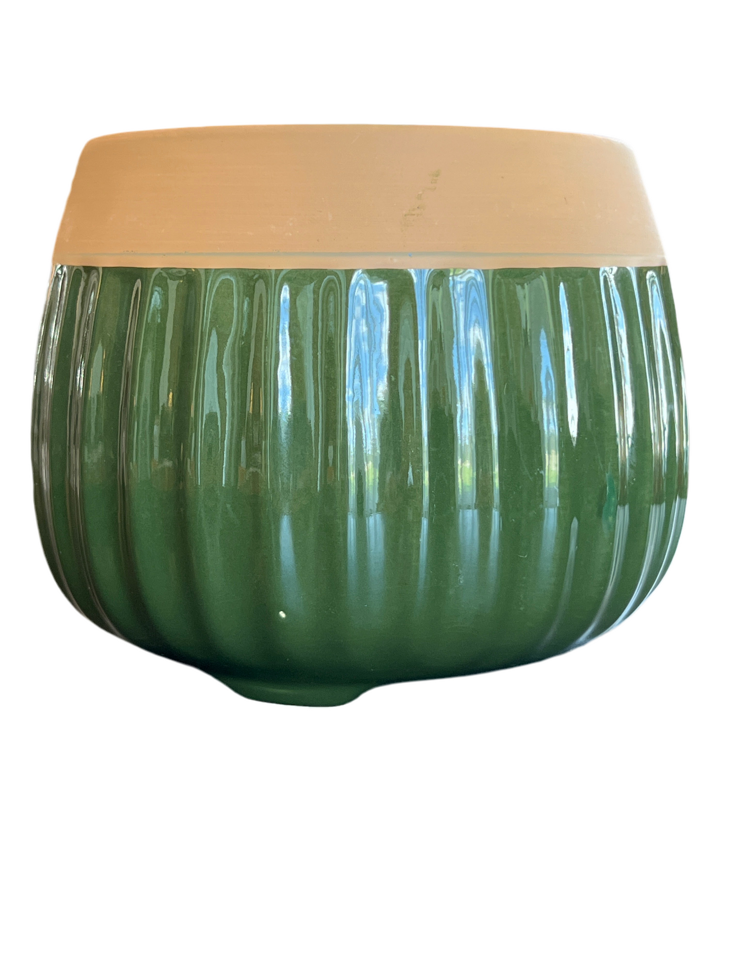Glazed Pot Green