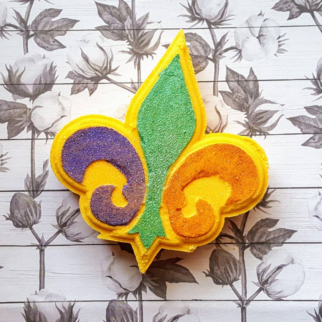 Mardi Gras Magic Fleur-de-Lis Bath Bomb