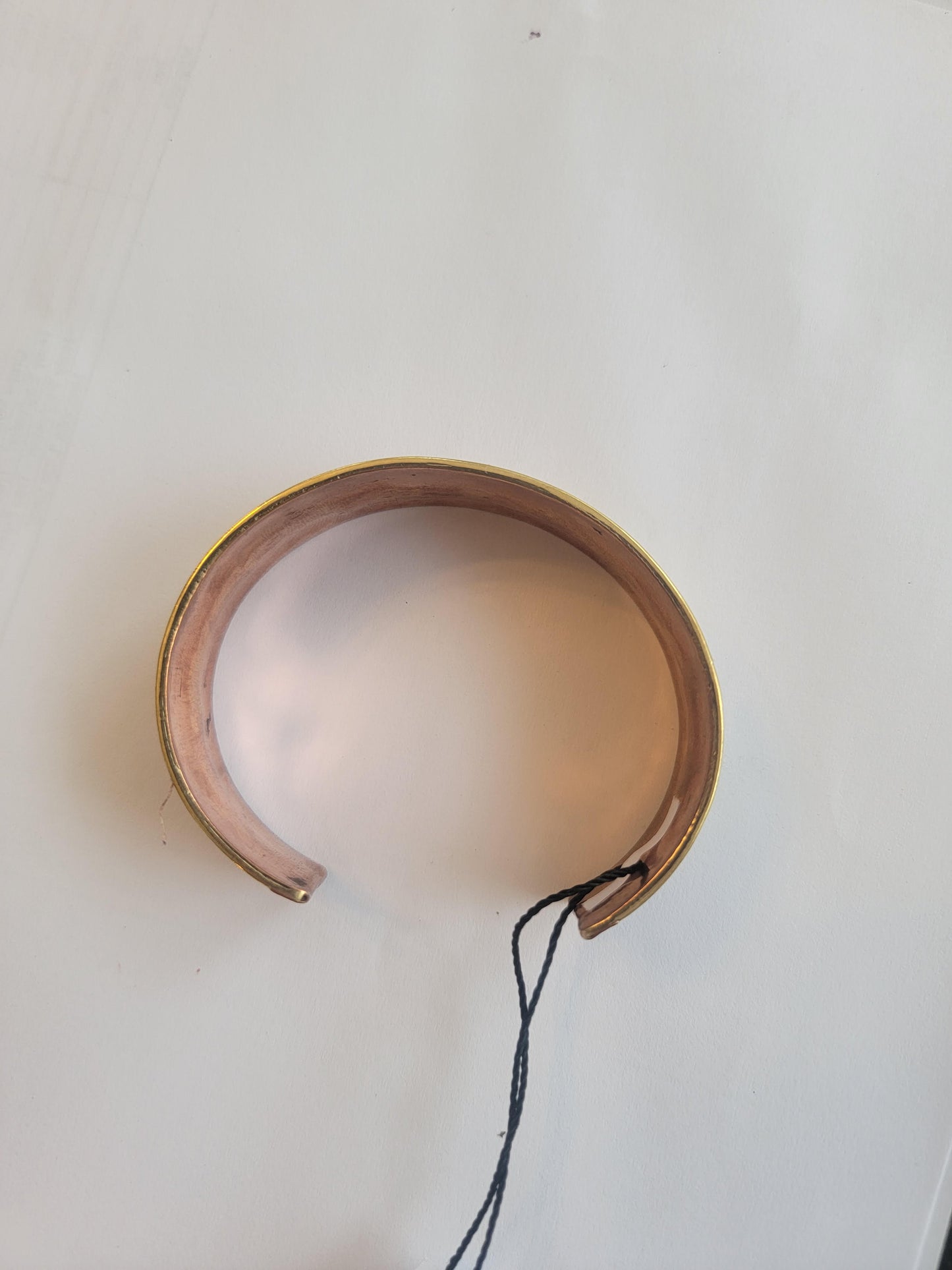 Bracelet - Copper and Brass Twist Adjustable