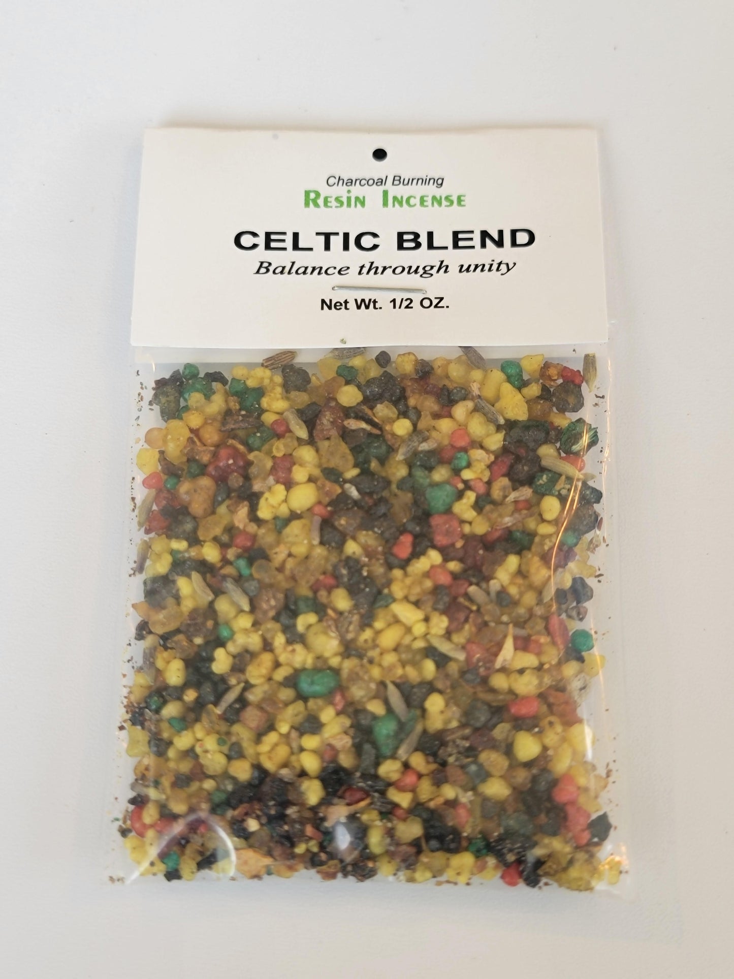 Celtic Blend Resin Incense - 1/2 Oz. Pack