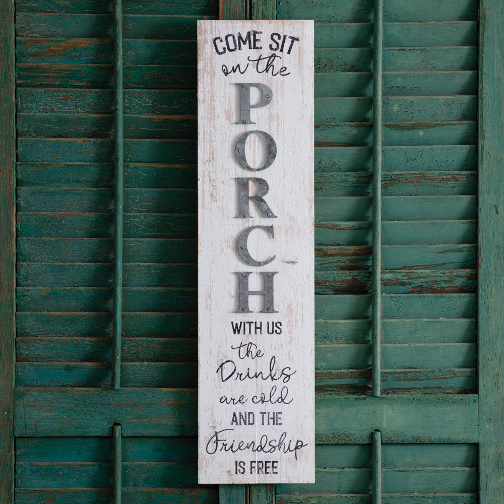 Come Sit Porch Sign