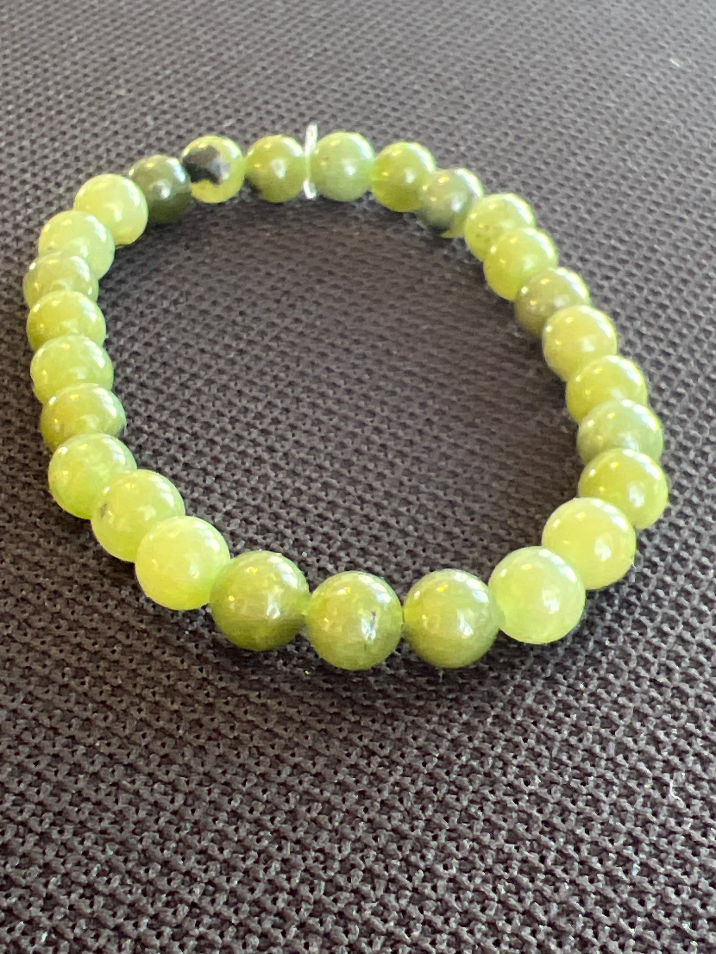 Jade Natural Stone Bracelet by Kewl Beads