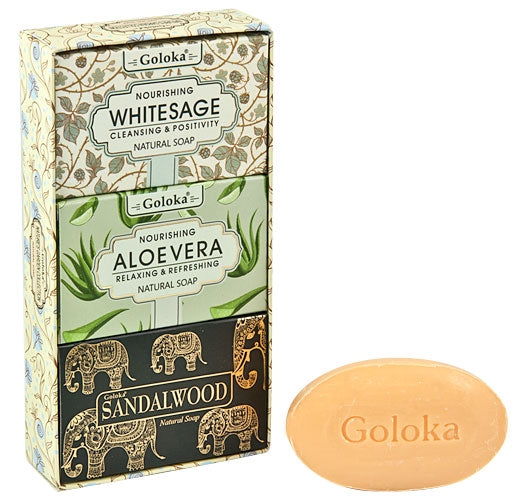 Soap Bar, Goloka 75 Gram Nature's Garden Collection Soap Set