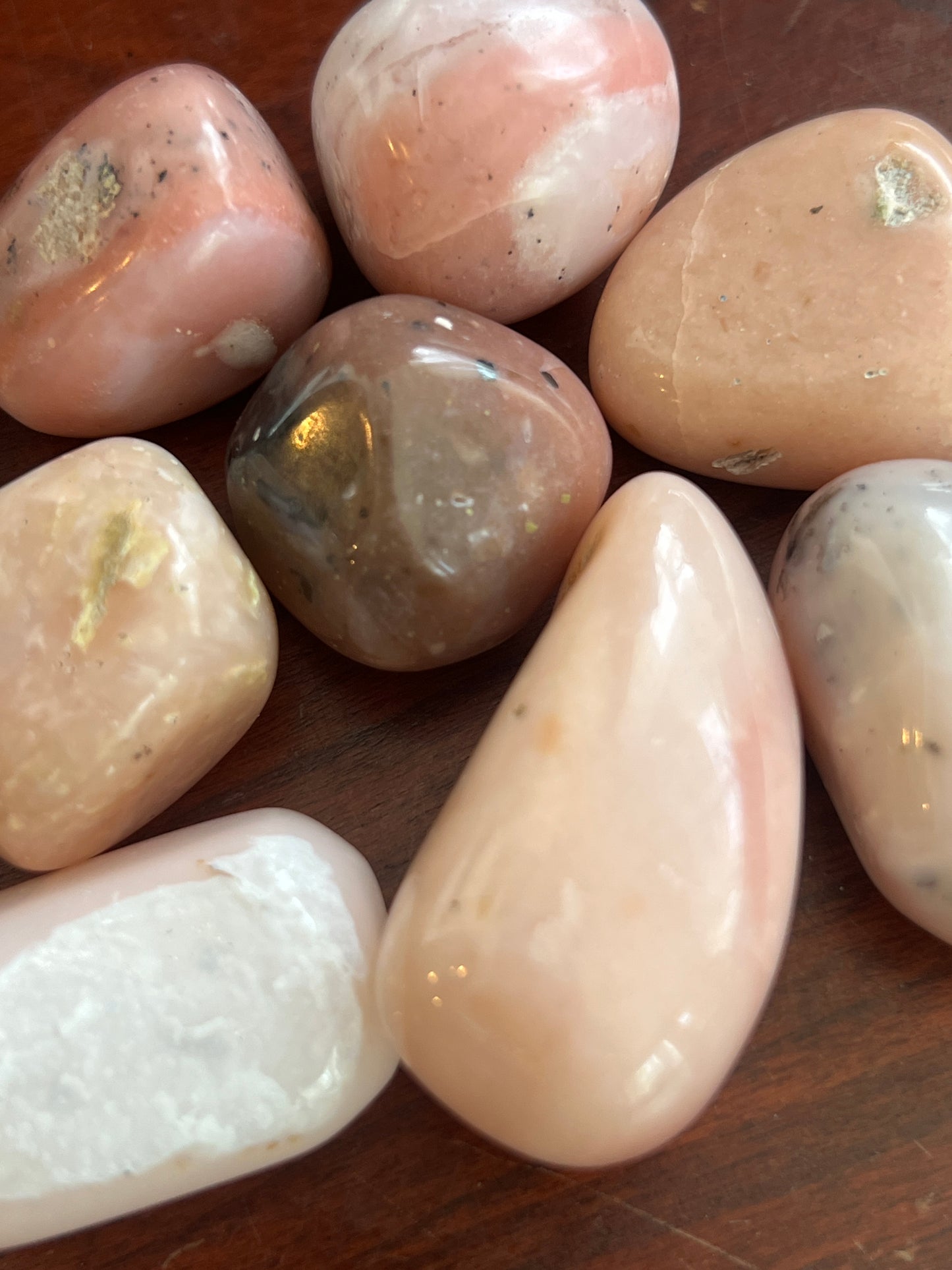Pink Opal Tumblestone Crystal