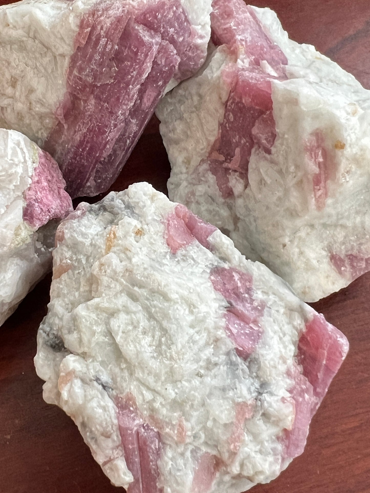 Pink Tourmaline In Matrix - Rough