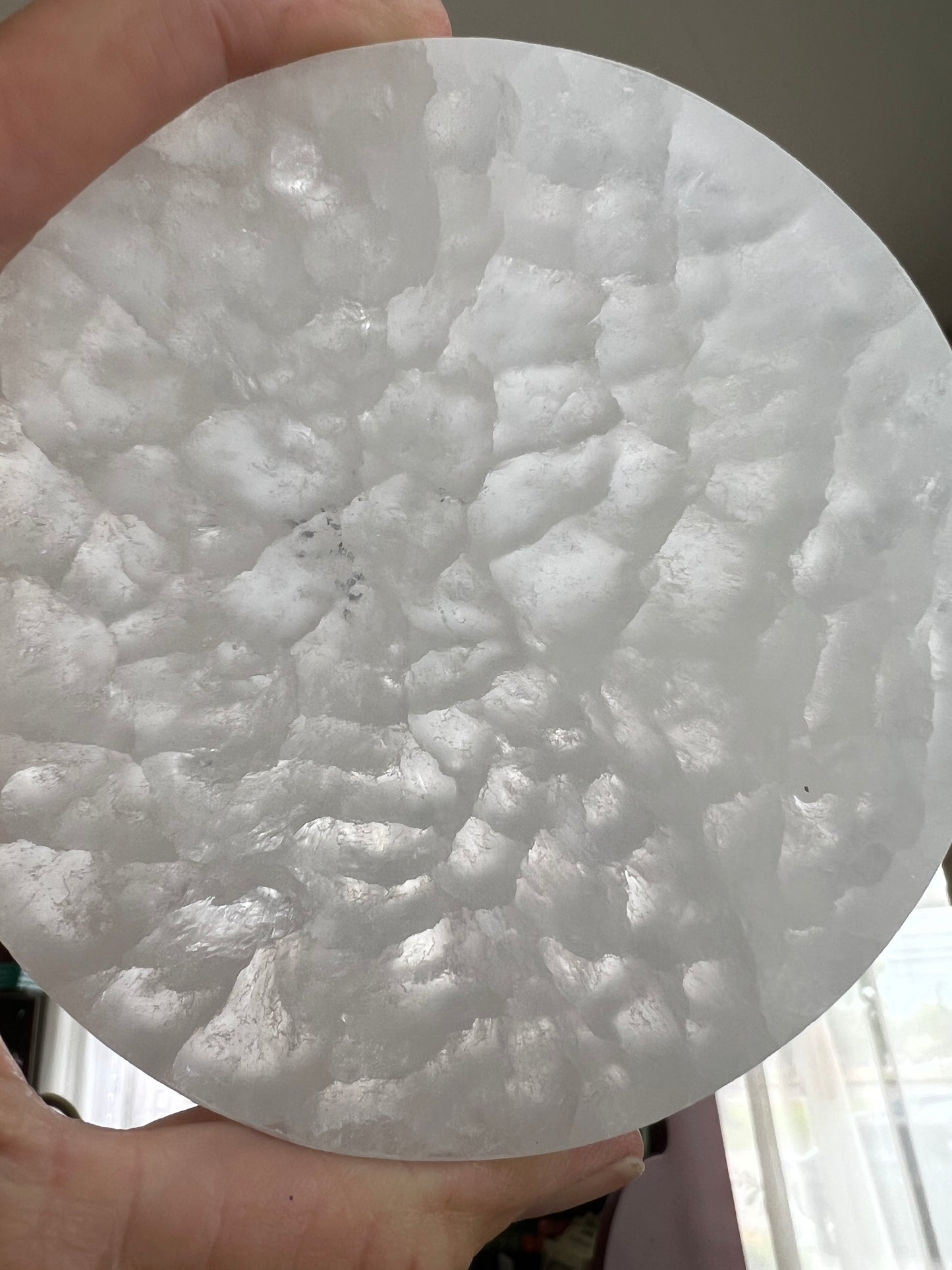 Selenite Round Slice