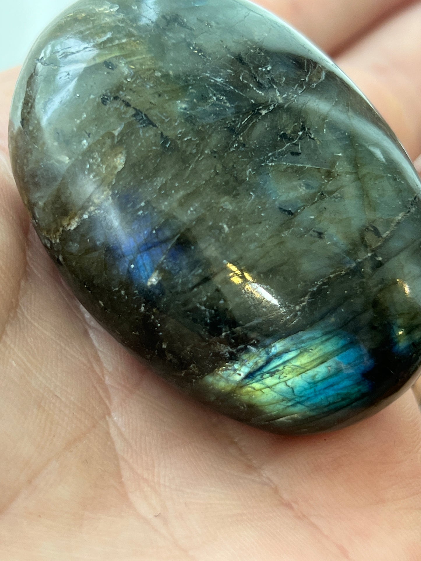 Labradorite Palm Stone