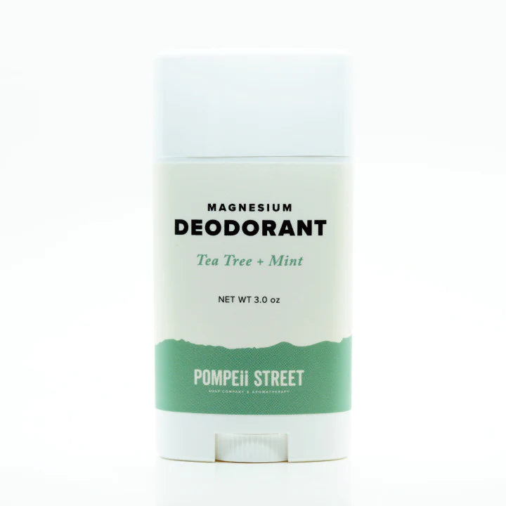 Deodorant, Tea Tree + Mint Magnesium  Pompeii Street Soap Company