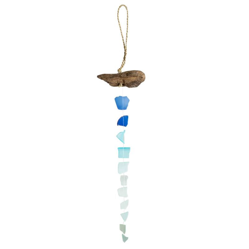 Driftwood Glass Chime Single Strand