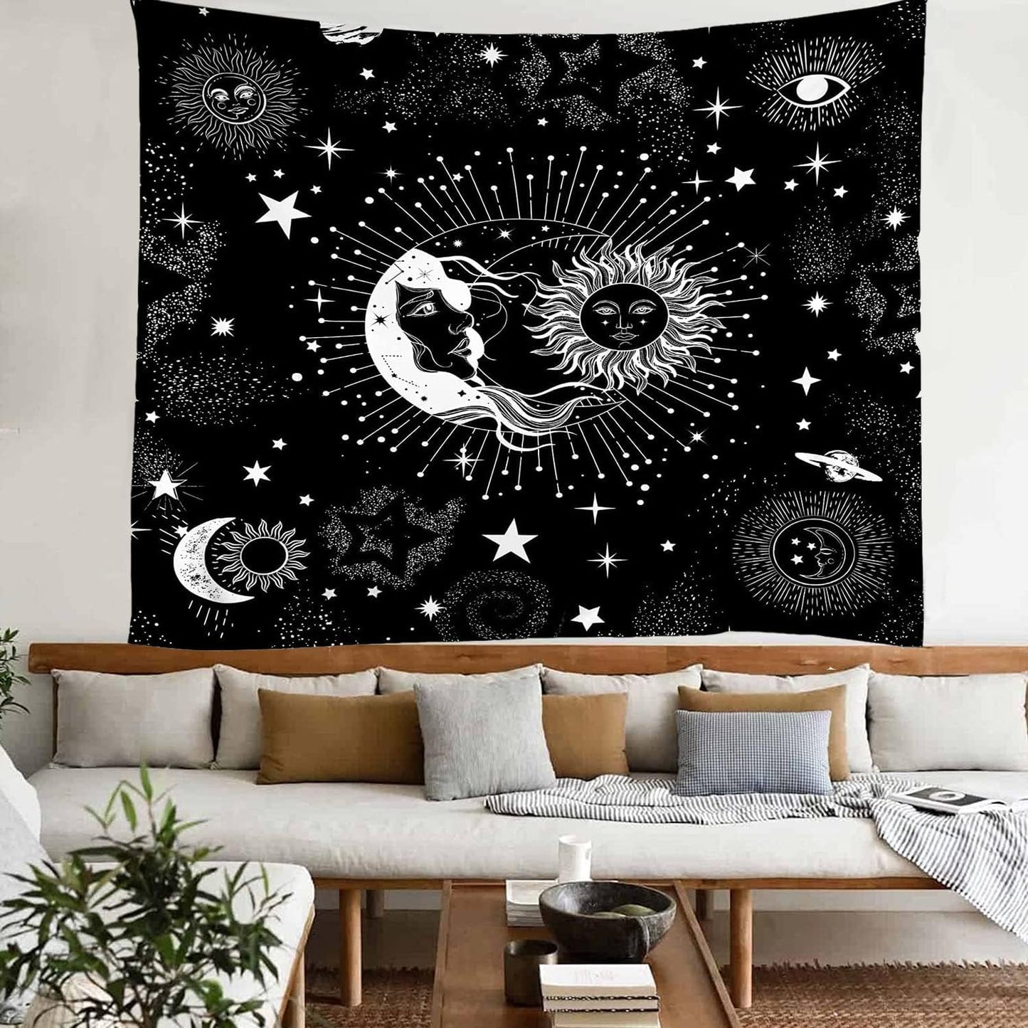 Sun Moon Phase Tapestry