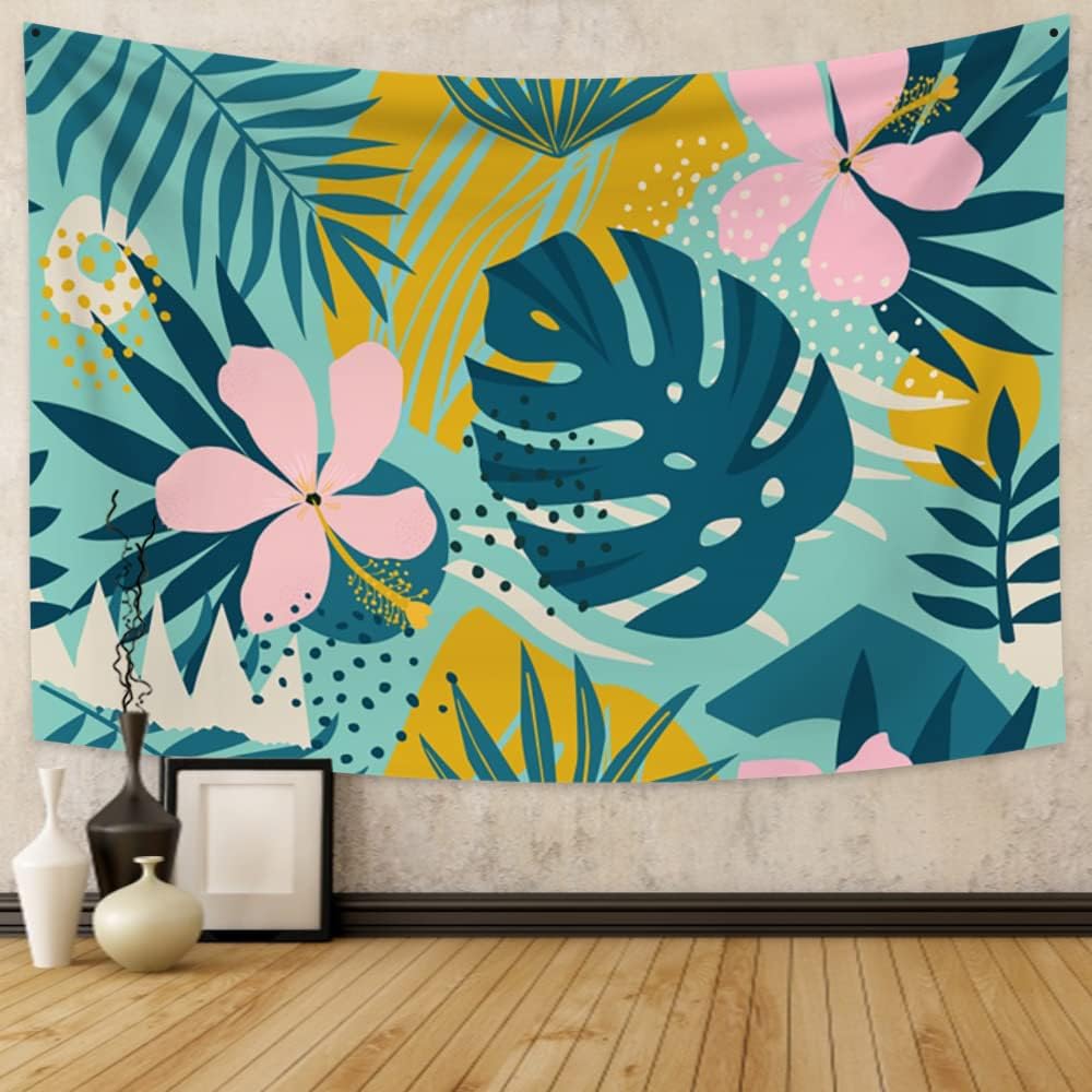 Tropical Leaf Tapestry