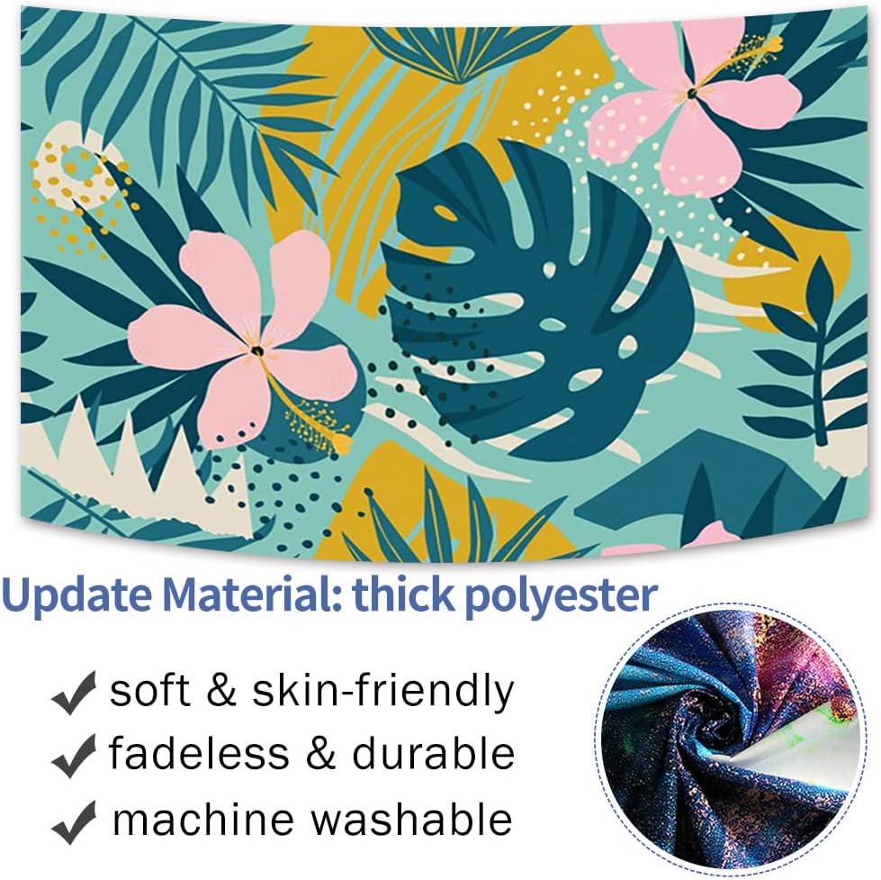 Tropical Leaf Tapestry
