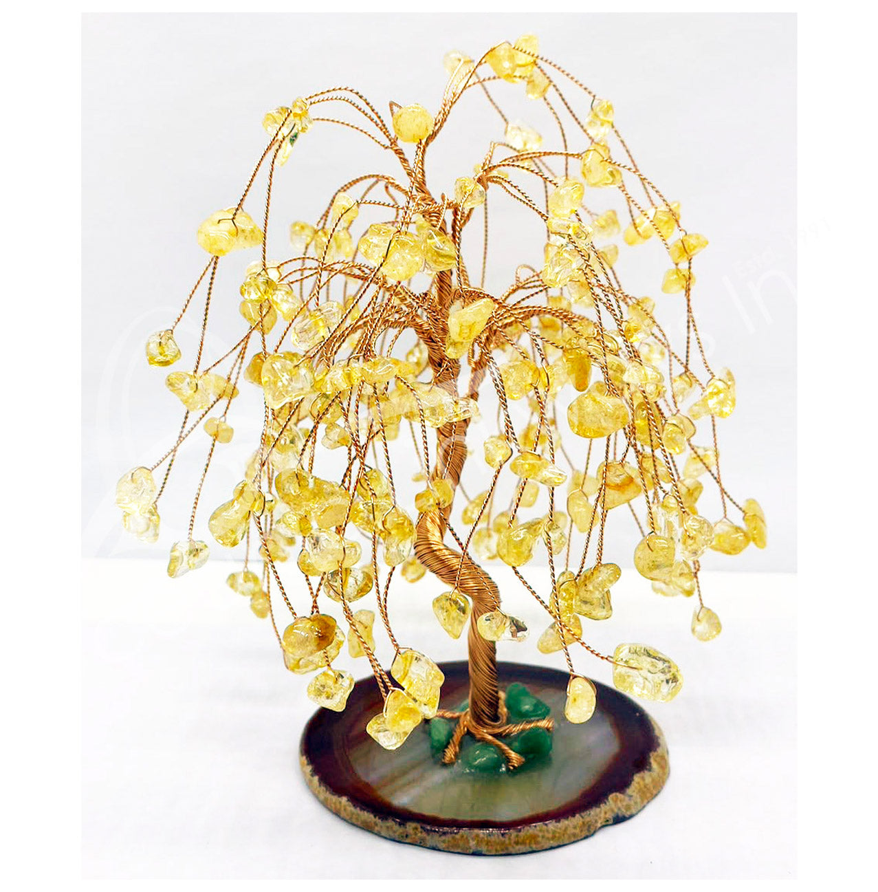 Gem Tree - Citrine Willow Shape