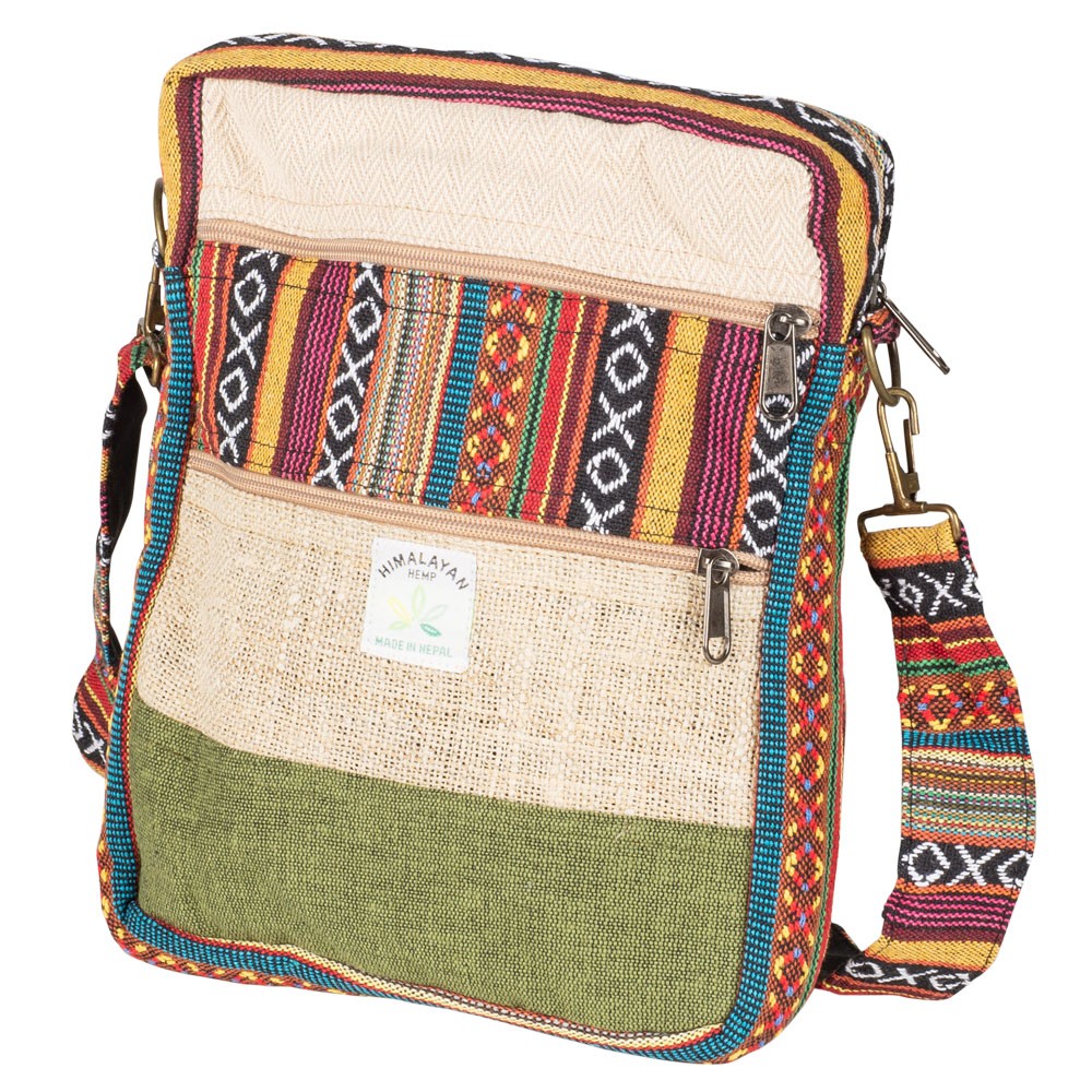 Hemp Crossbody Multi Color Bag
