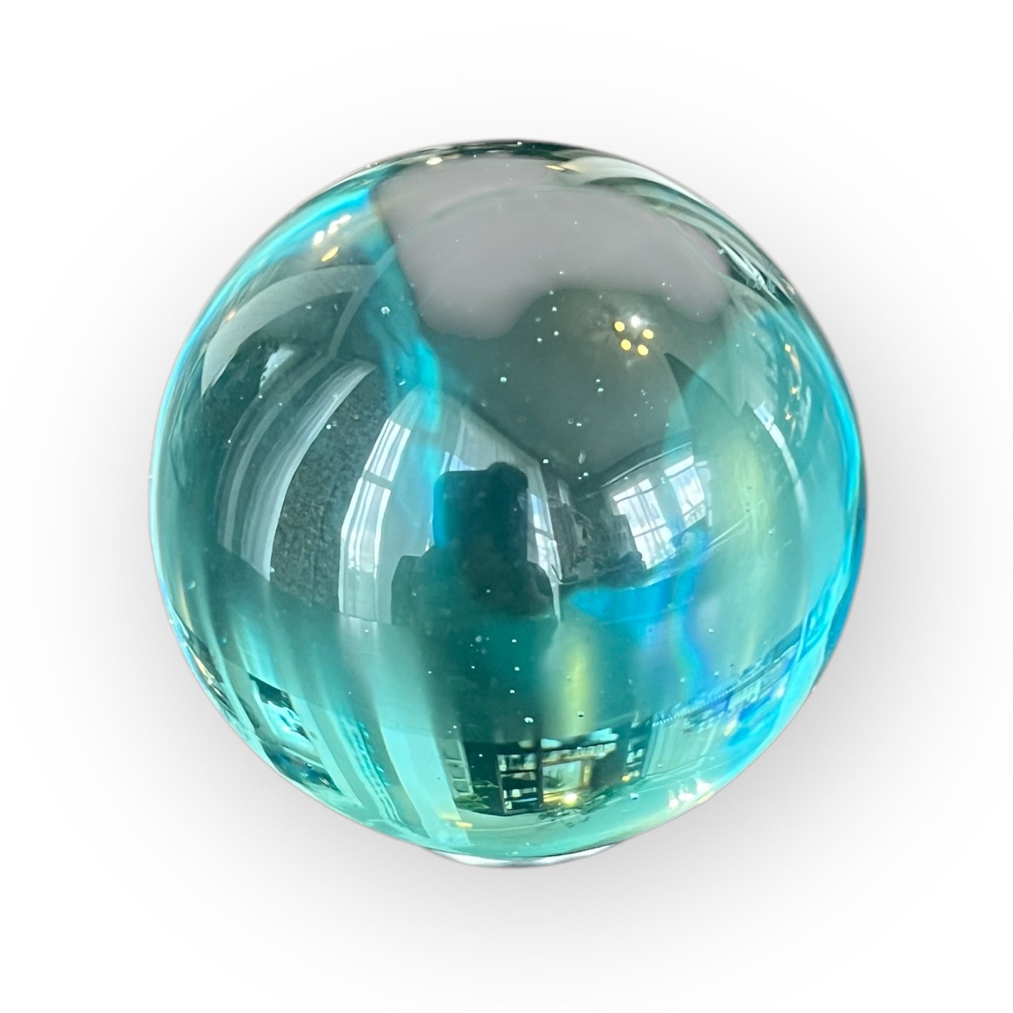 Glass Obsidian Blue Sphere