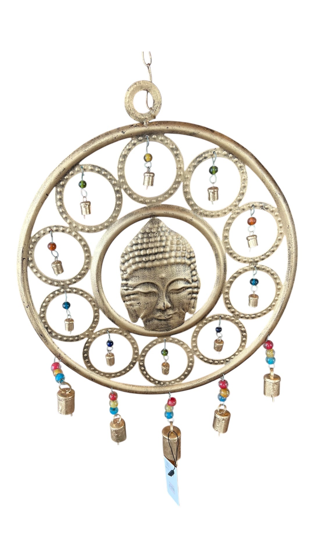 RECYCLED CIRCULAR BUDDHA WINDCHIME