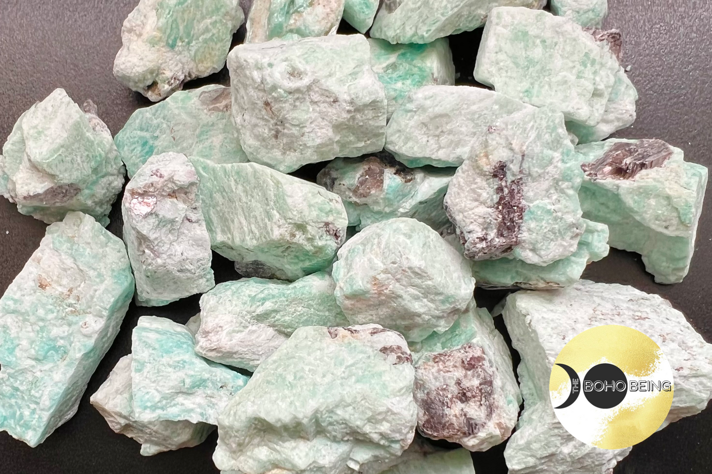 Amazonite Blue Rough Cut Gemstone