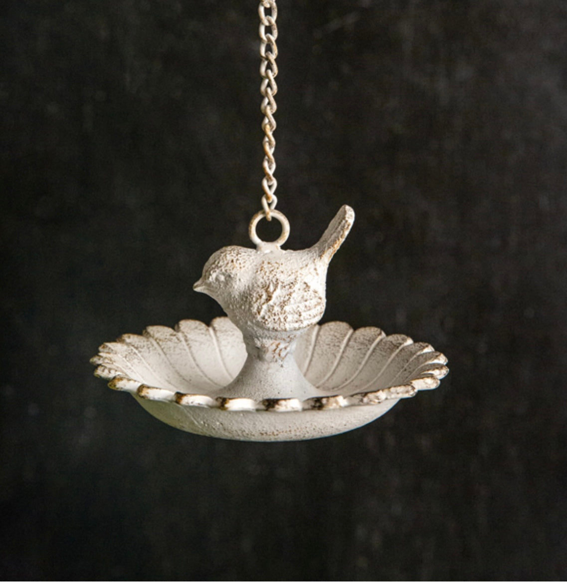 Cast Iron Hanging Bird Feeder