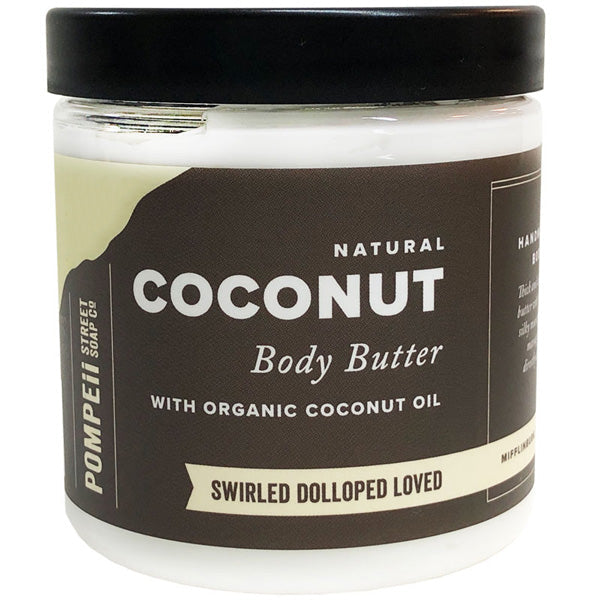 Body Butter, Coconut  Pompeii Street Soap Company