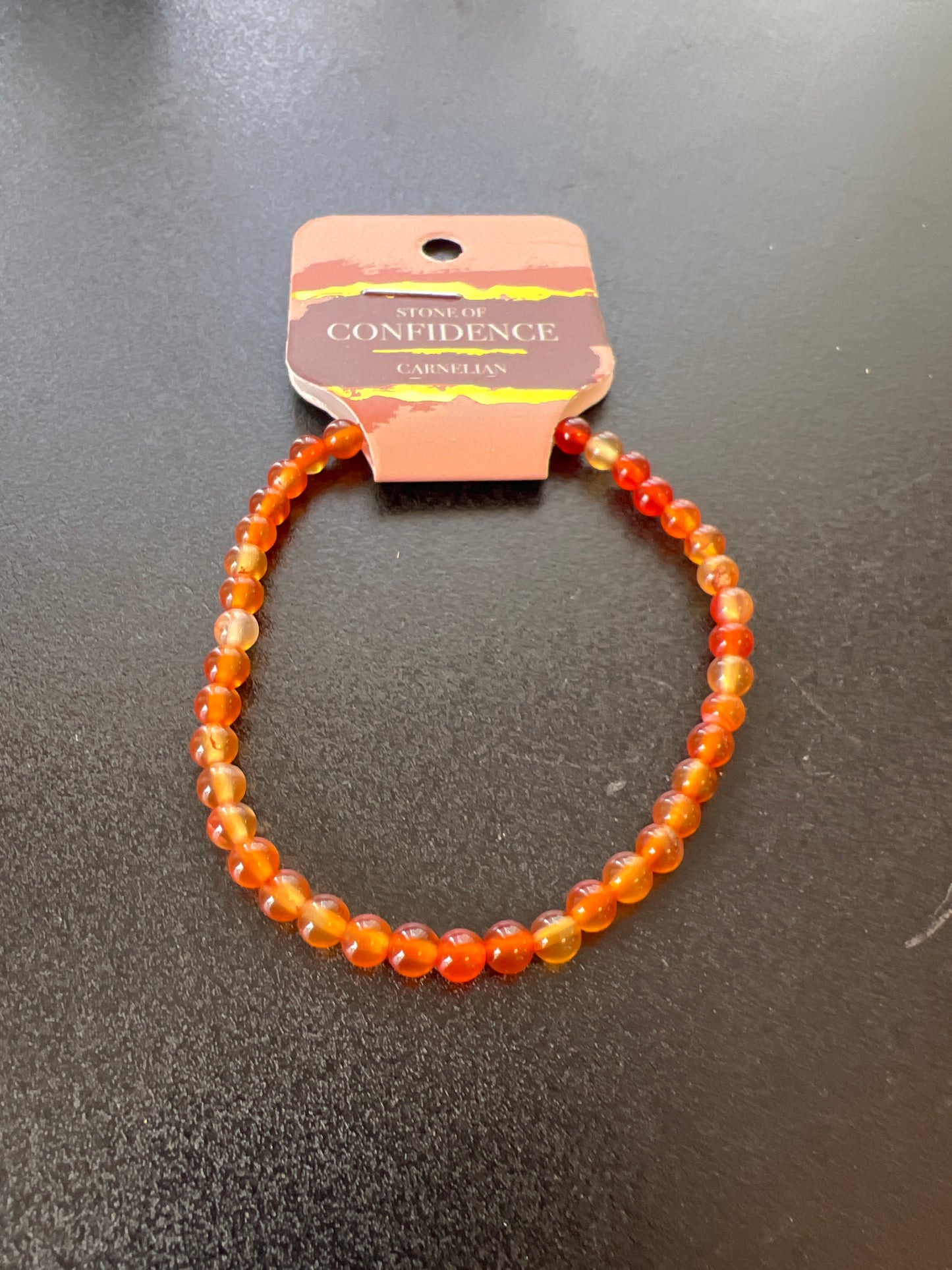 Confidence Carnelian Natural Stone Bracelet