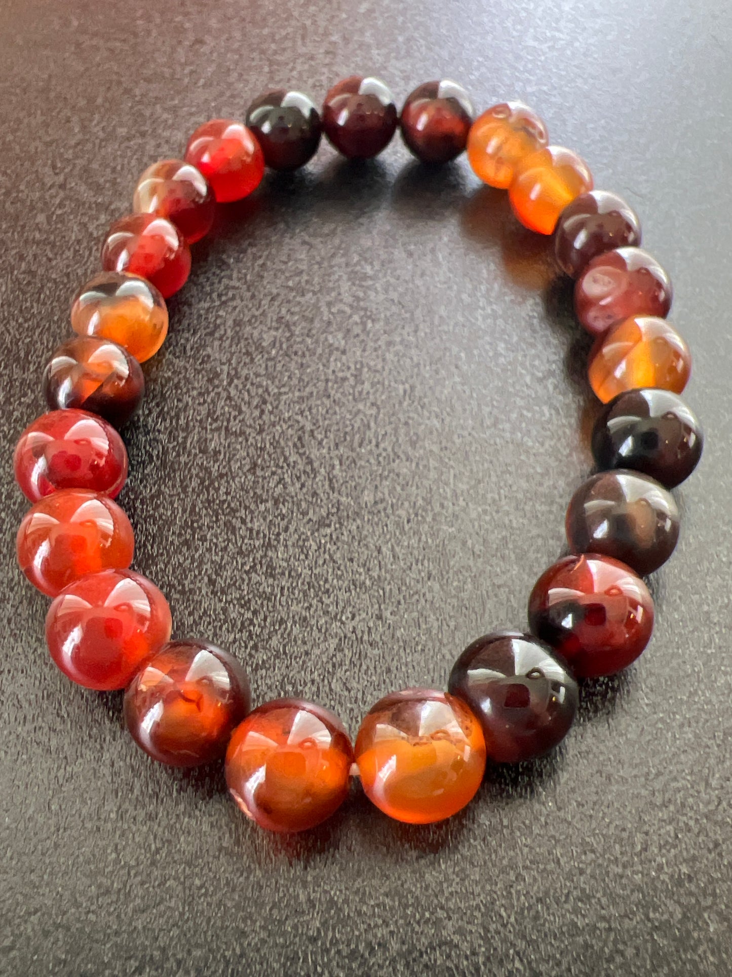 Sardonyx Natural Stone Bracelet by Kewl Beads