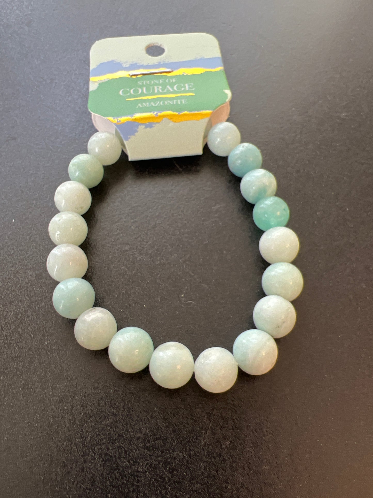 Courage Amazonite Natural Stone Bracelet