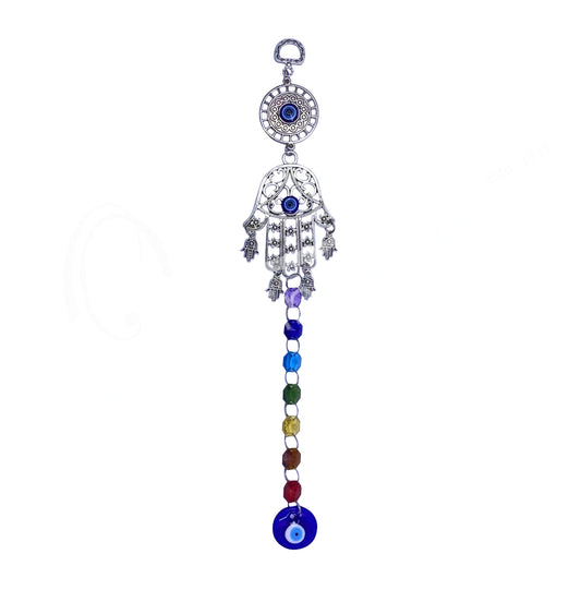 Evil Eye Hanging Chakra Hand of Fatima