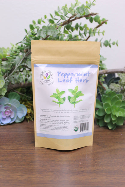 Peppermint Leaf Loose Herb 1oz Organic