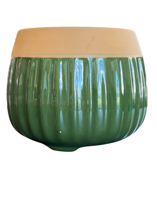 Glazed Pot Green