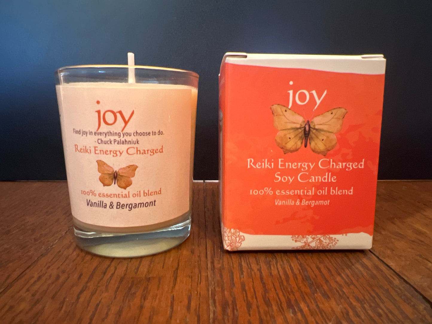 Joy Reiki Energy Charged Soy Candle