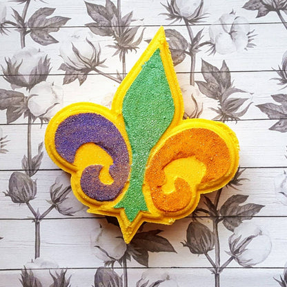Mardi Gras Magic Fleur-de-Lis Bath Bomb