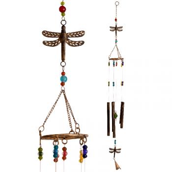 Dragonfly Recycled Tin Wind Chime