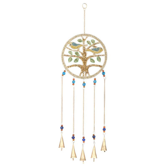 Mosaic Tree Of Life Wind Chime With Bells