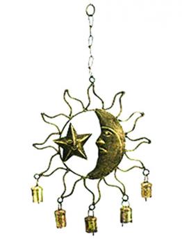 Recycled Sun and Moon Chimes