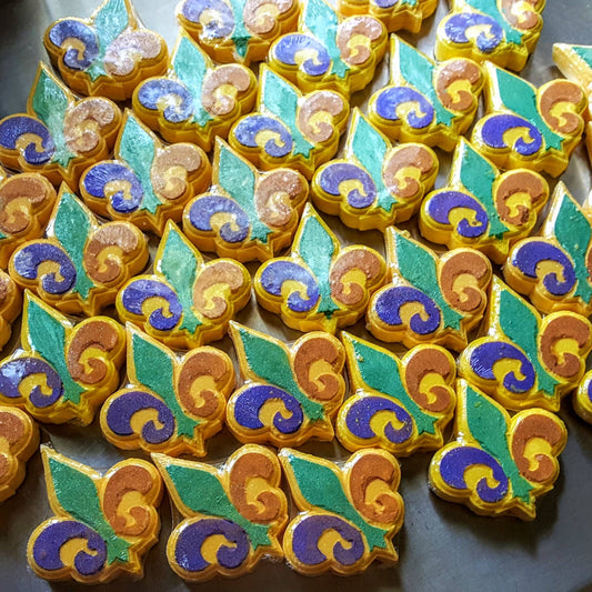 Mardi Gras Magic Fleur-de-Lis Bath Bomb