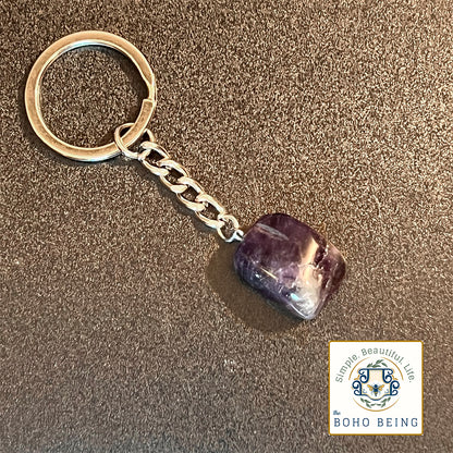 Amethyst Keychain