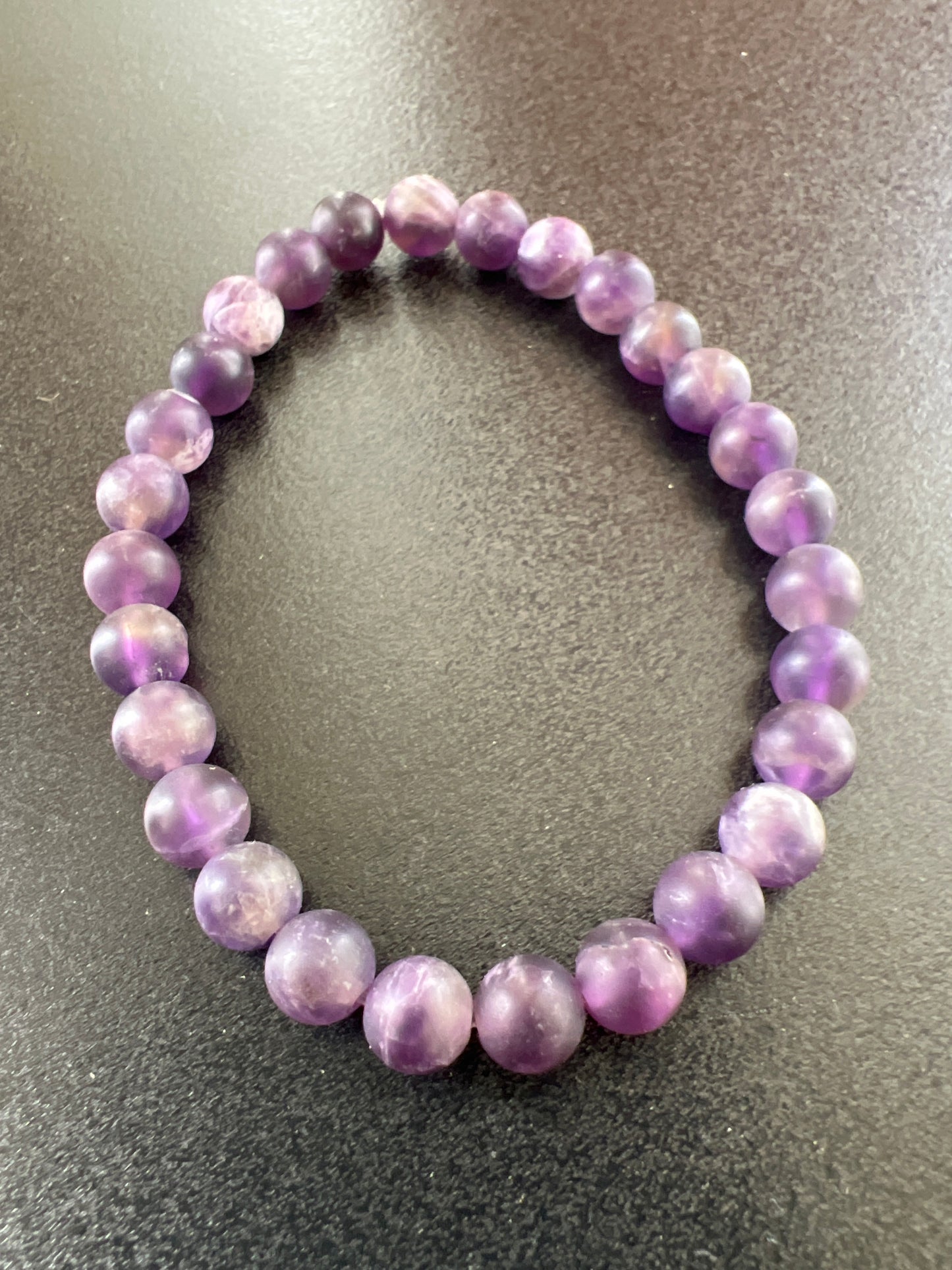 Amethyst Natural Stone Bracelet by Kewl Beads