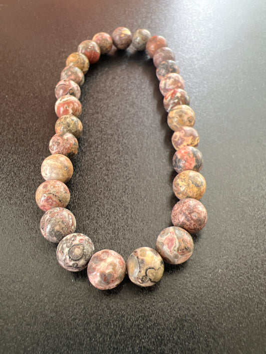 Leopard Jasper Natural Stone by Kewl Beads