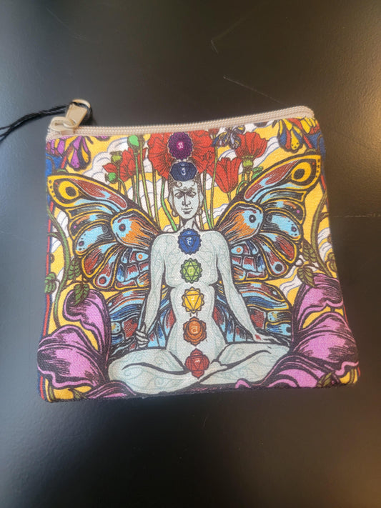 CHAKRA BUTTERFLY COIN PURSE