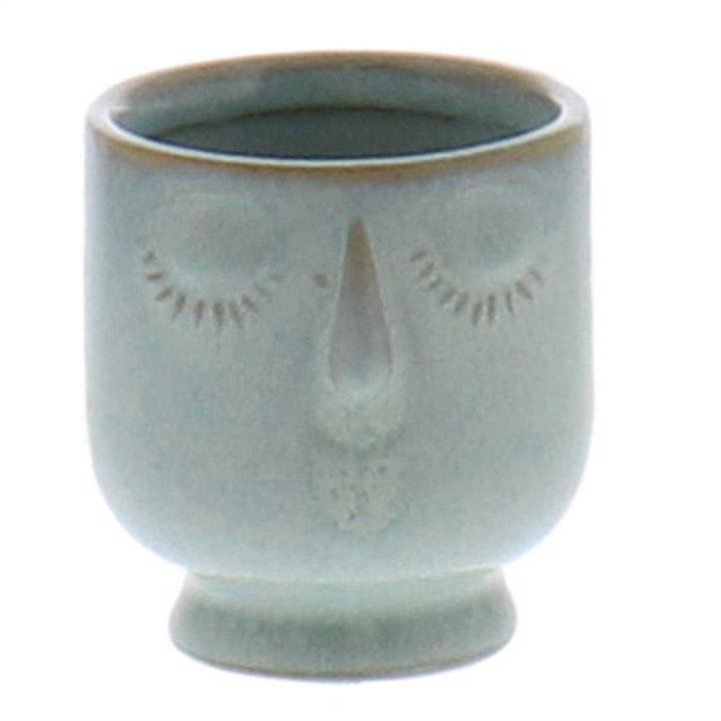 Celia Cachepot, Ceramic - Sm - Teal