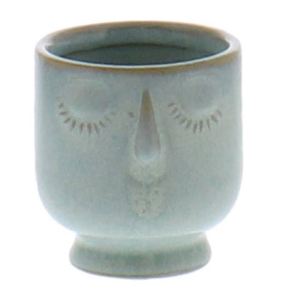 Celia Cachepot, Ceramic - Sm - Teal