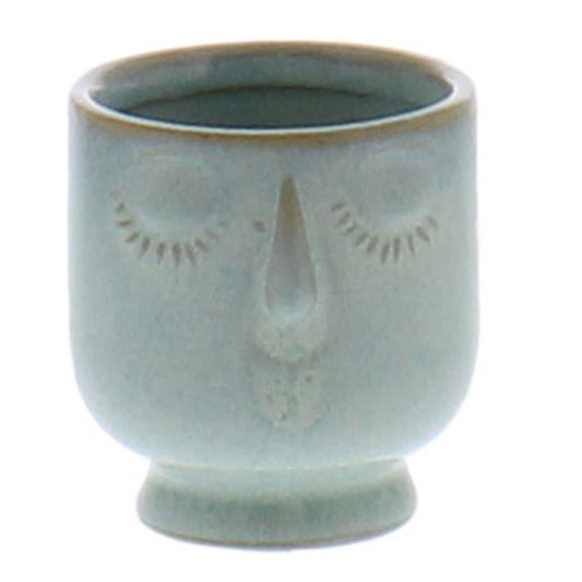 Celia Cachepot, Ceramic - Sm - Teal