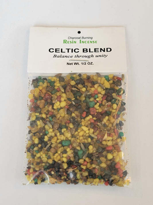 Celtic Blend Resin Incense - 1/2 Oz. Pack