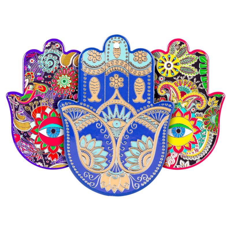 Ceramic Hamsa Wall Decor