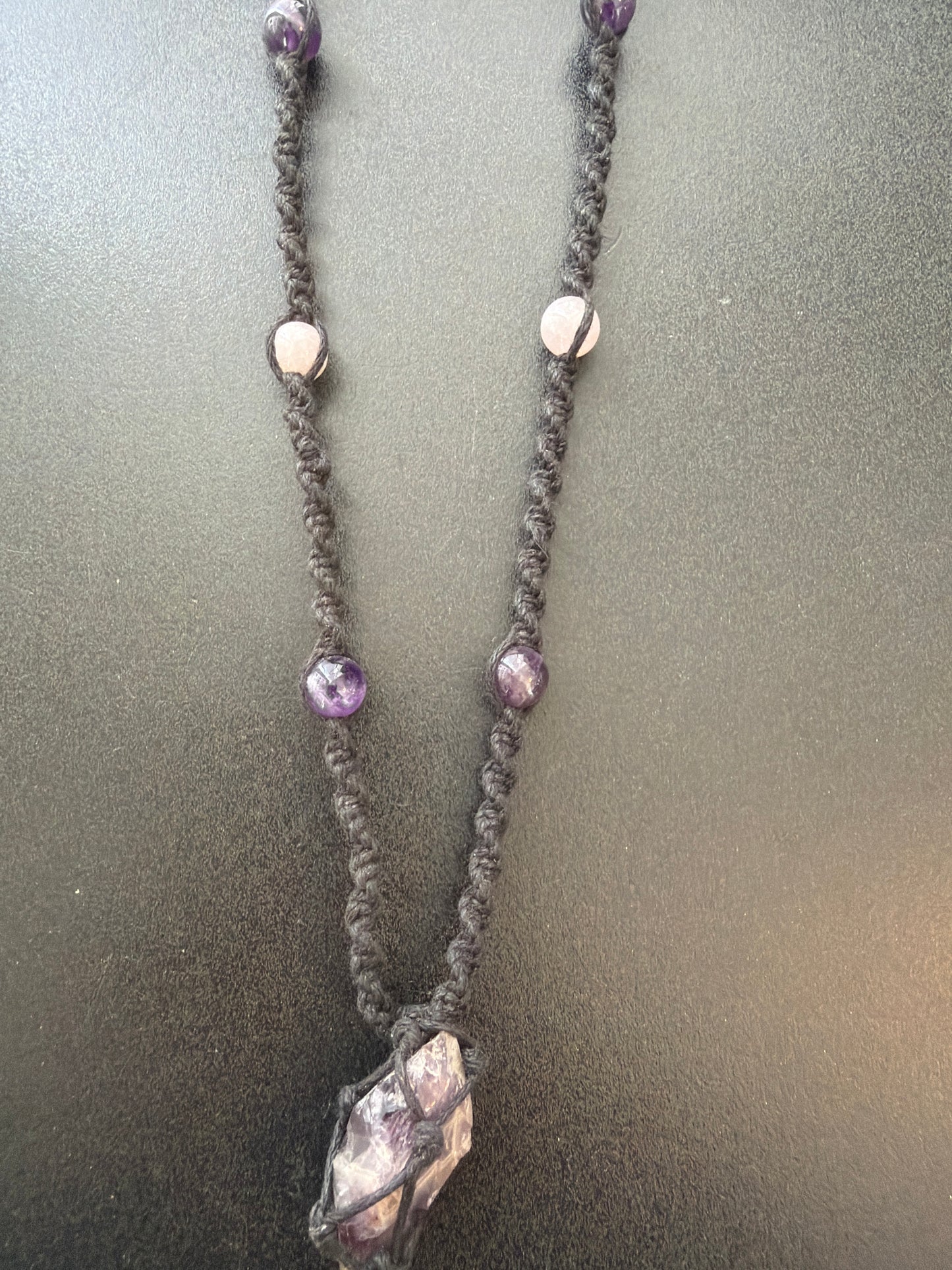 "Healing" Corded Necklace