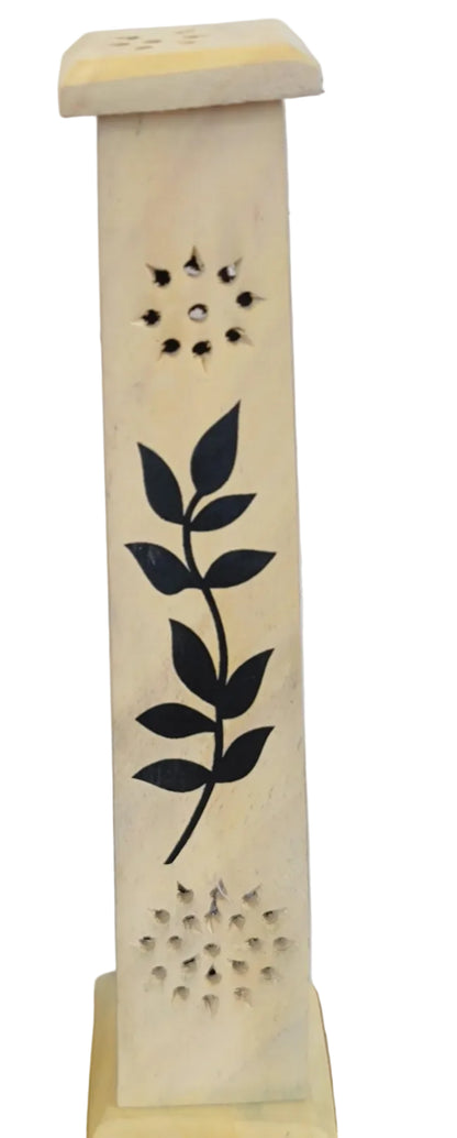 Floral Tower Incense Burner
