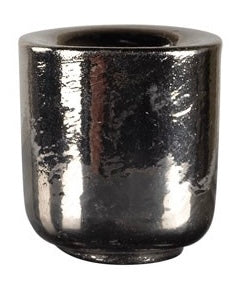 Metallic Silver mini candle holder