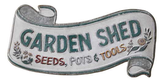 Garden Shed Scroll Wall Sign